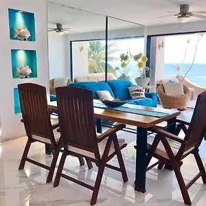  Apartment Flamingo Paradise Front By Cielo Maya Mexico